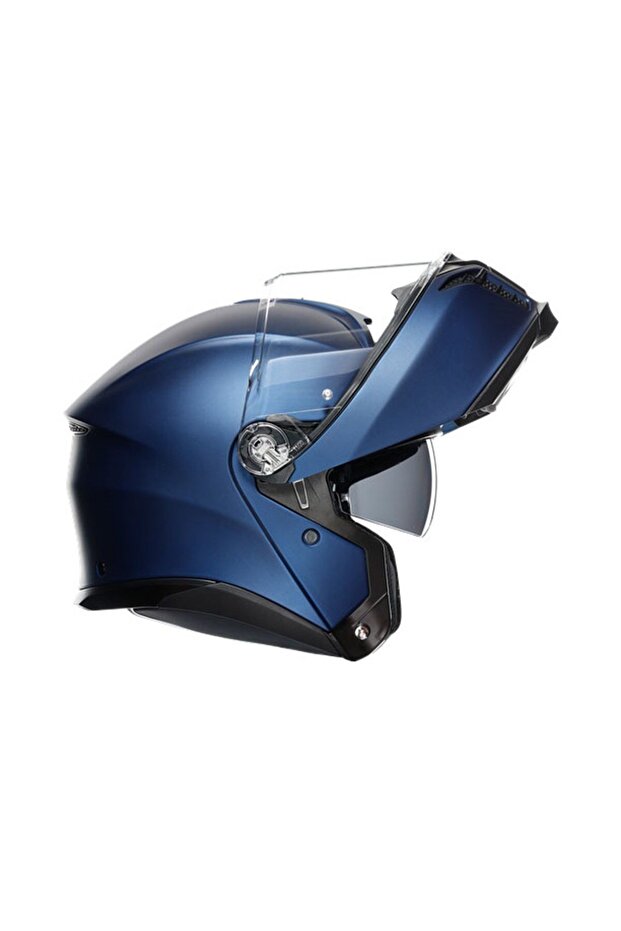 Tourmodular Solid Mplk Galassia Blue Matt Çene Açılır Kask - 4