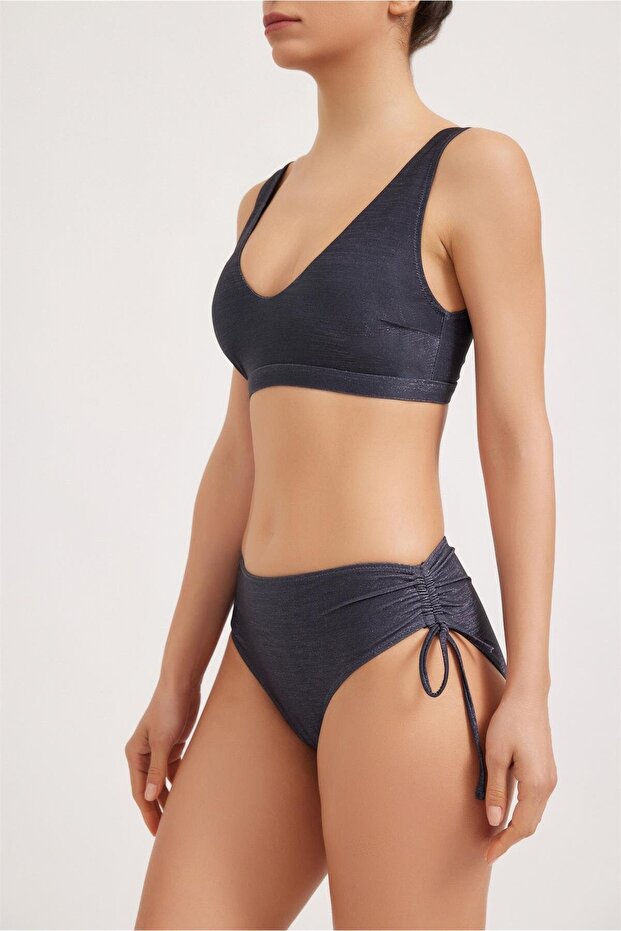 Shiny Kalın Askılı Kadın Bikini Üst - 3