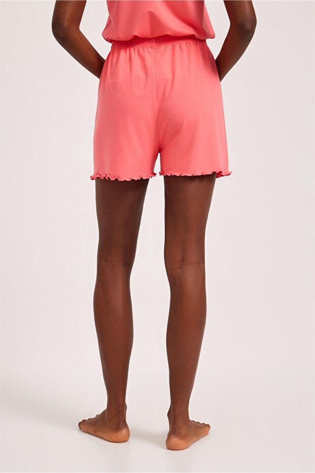 Fun Giraffe Kadın Şort Pembe - 4