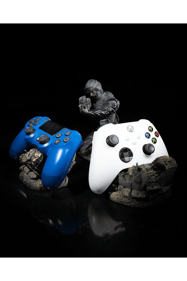PeraDesign Barikat PS5 - Xbox Joystick Standı - PS5 - Xbox Controller/Kol Tutucu - 4
