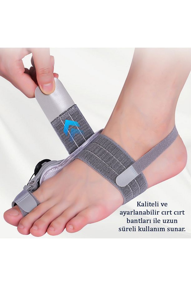Ayarlı Ayak Baş Parmak Kemik Düzeltici Başparmak Eğriliği Düzeltme Halluks Valgus Bunyon Gece Ateli - 8