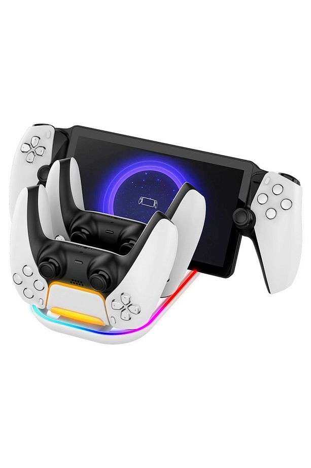 İpega PG-P5P03 3in1 Ps Portal/PS5 Dualsense RGB Şarj İstasyonu Dock - 1