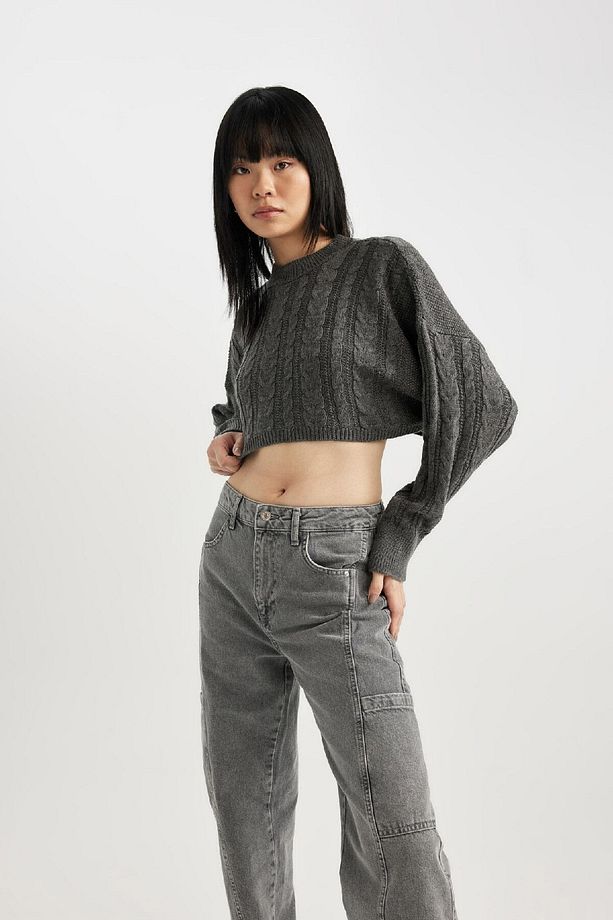 Coool Regular Fit Bisiklet Yaka Triko Kazak T4518az23wn - 6