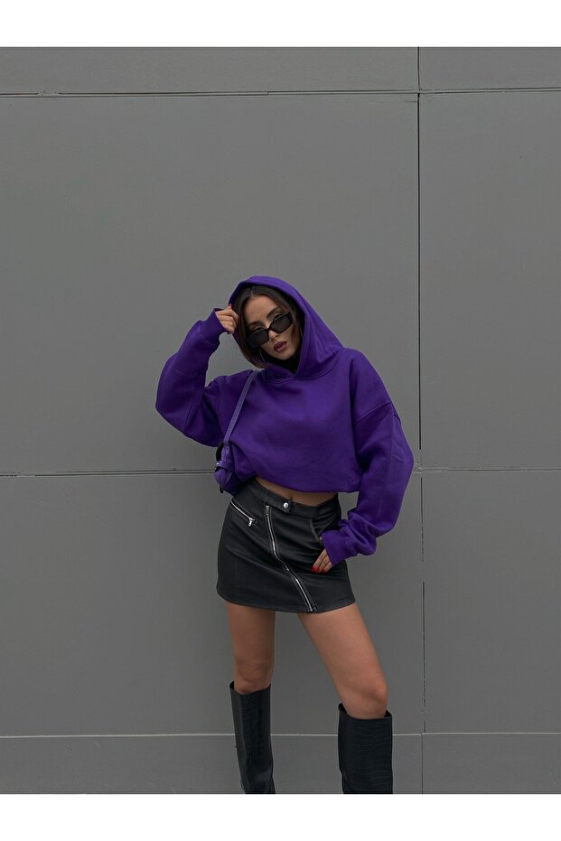 Unisex Soft Mor Basic Sweatshirt Hoodie - 5