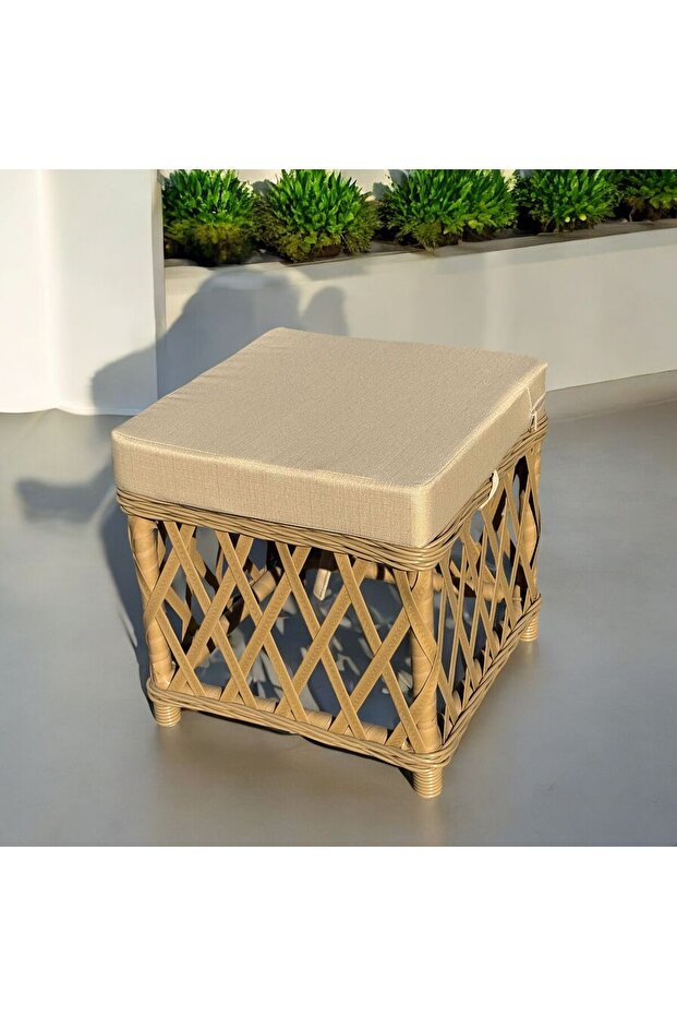 RATTAN ÖRGÜ PUF - 1