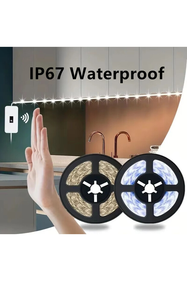 Hand Scan Induction LED Strip Light 5V 2835 LED Flexible Light Waterproof USB Power Dimming Bedro... - 2