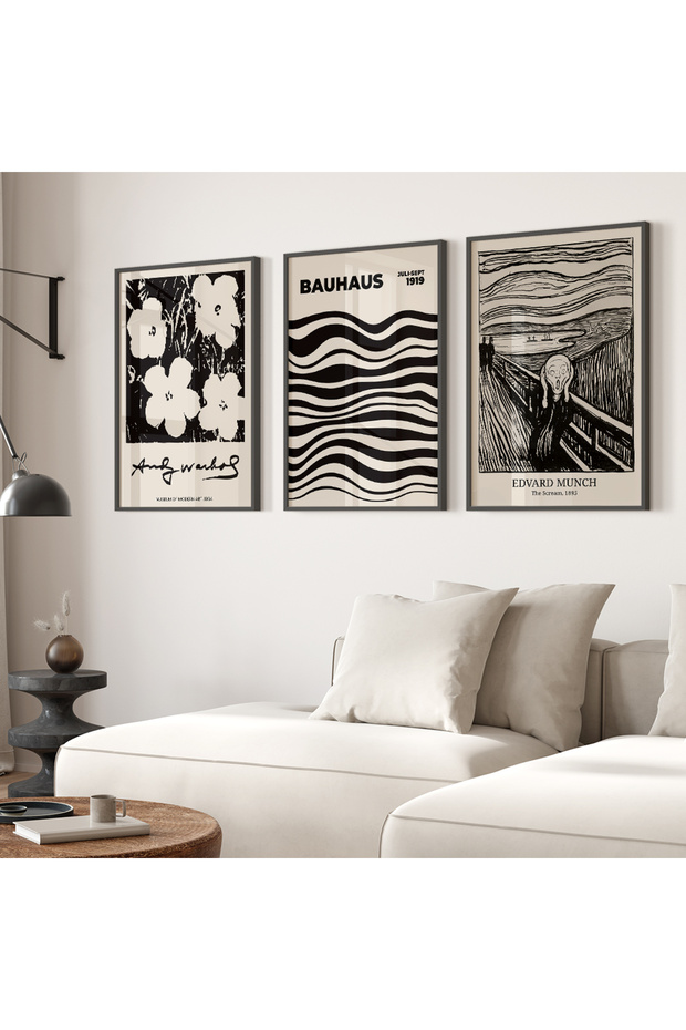 3 Parça Çerçeveli Tablo - 1