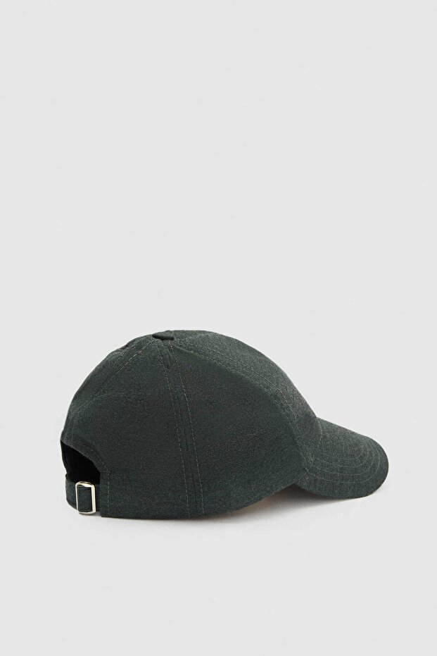Khaki Plain Hat - 2