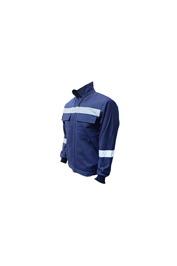 Quilted Coat Navy Blue - 1