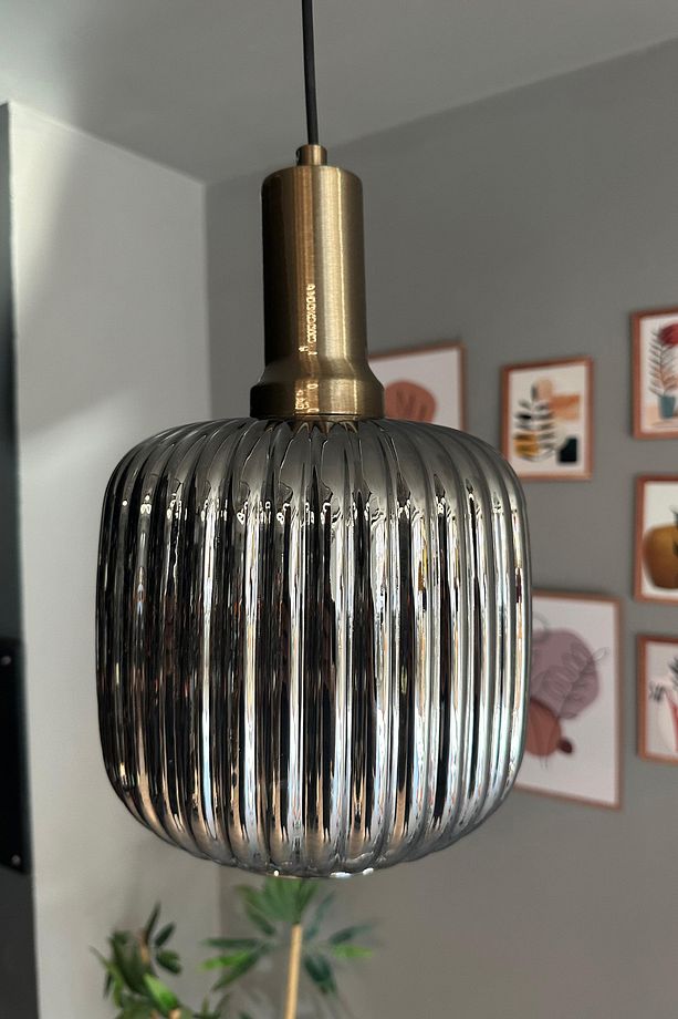 Mopa Cam Tekli Avize Eskitme Fener Başlık Retro Sarkıt Lamba Restoran Salon Aydınlatma - 6