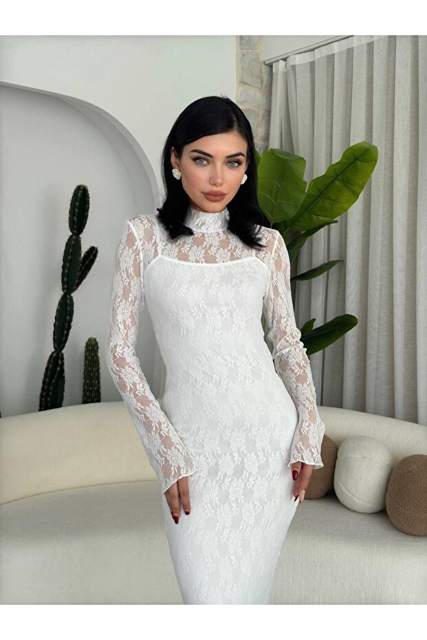 Charlie Dantel Uzun Elbise - 5