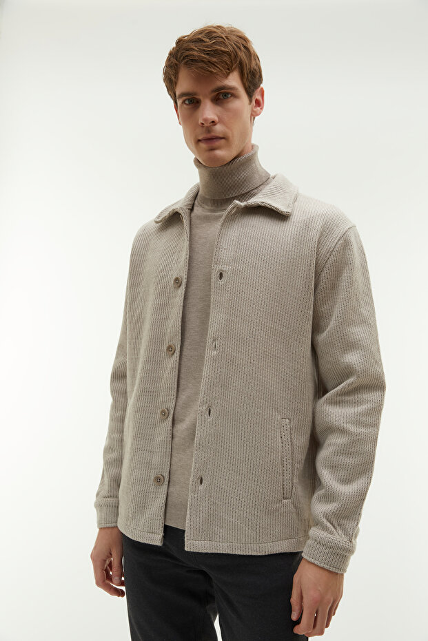 TEKSTÜRLÜ CASUAL CEKET - 1