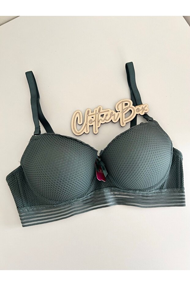 حمالة صدر بدون حمالات مع سلك داخلي وملء - 1