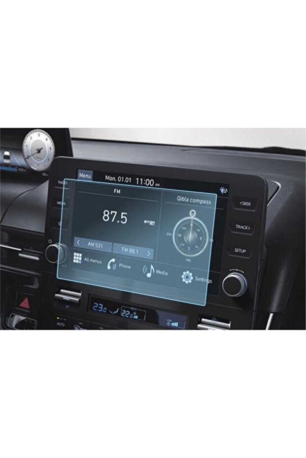 Hyundai Staria 8 - واقي شاشة متعدد الوسائط مقاس 9H نانو شفاف