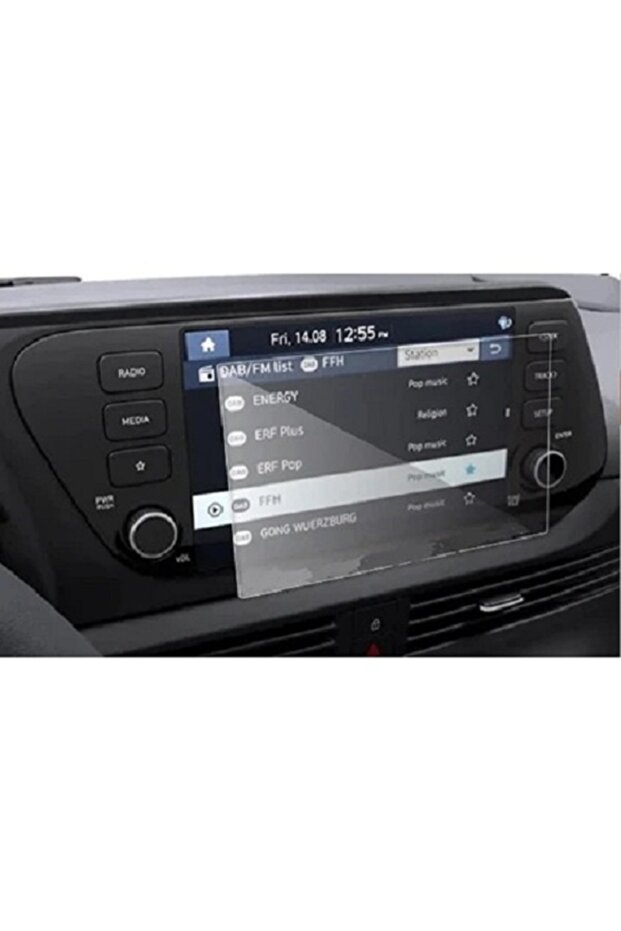 Hyundai 2024 New Bayon - واقي شاشة نانو متوافق مع الوسائط المتعددة، 9 ساعات