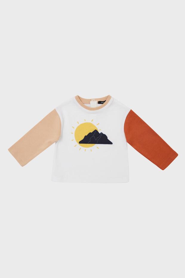 Bg Store Baby Boy Ecru T-shirt 22pfwbg1513