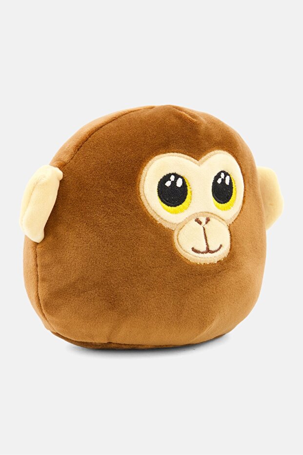 Monkey 6 Inch Soft Toy, Brown - 3