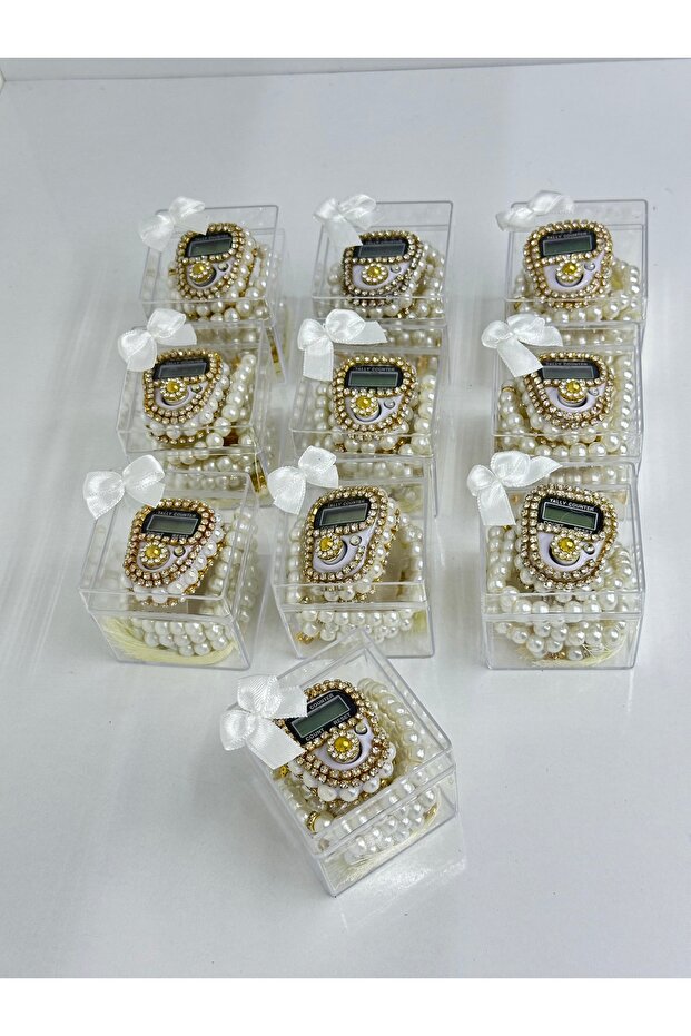 Stoned Zikrmatik and Pearl Rosary in a Special Gift Box of 10
