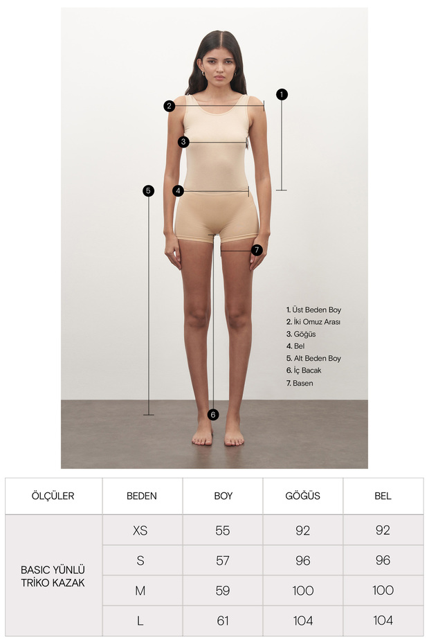 Brown Basic Wool Knitwear Sweater - 6