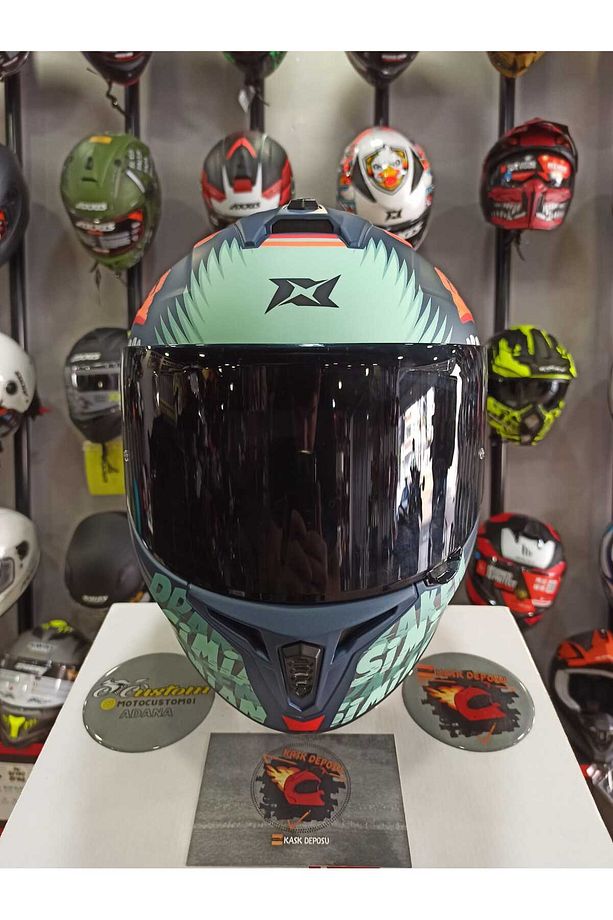 Draken S Simian B6 Mat Full Face Kapalı Kask - 2