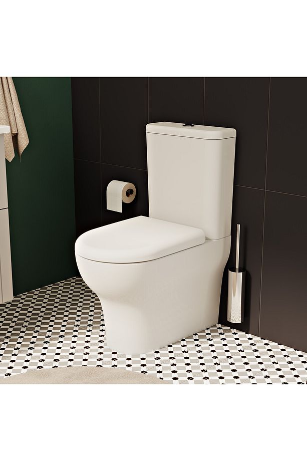 Origin A44894 Tuvalet Fırçalığı, Duvardan, Krom - 2