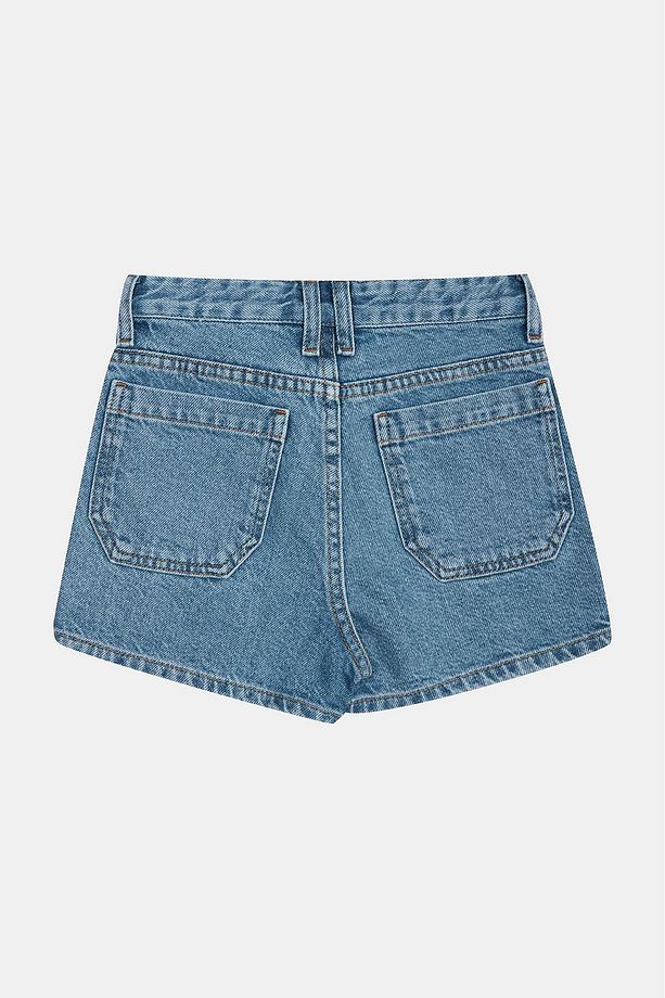 Bg Store Kız Çocuk Mavi Şort 23ss1tj4111 - 6