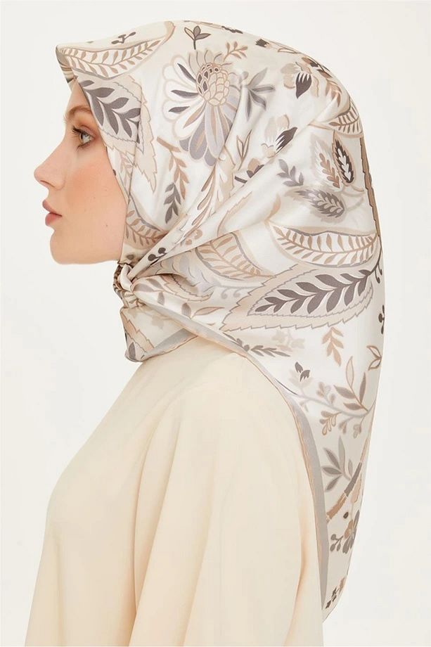 85 Twill Ipek Eşarp 9227d - 3