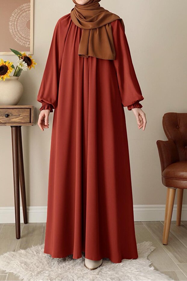 Mahinur Elbise- Kiremit - 7