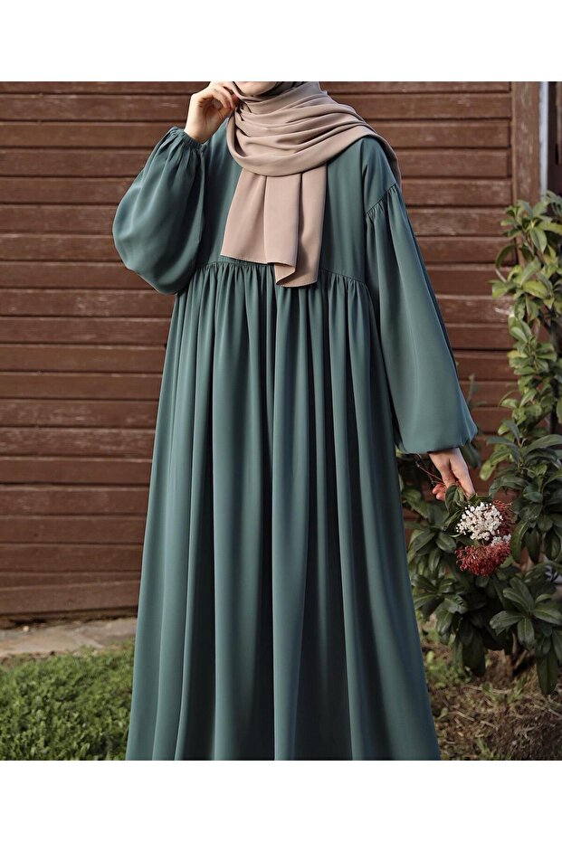 Mavera Elbise - Mint - 6