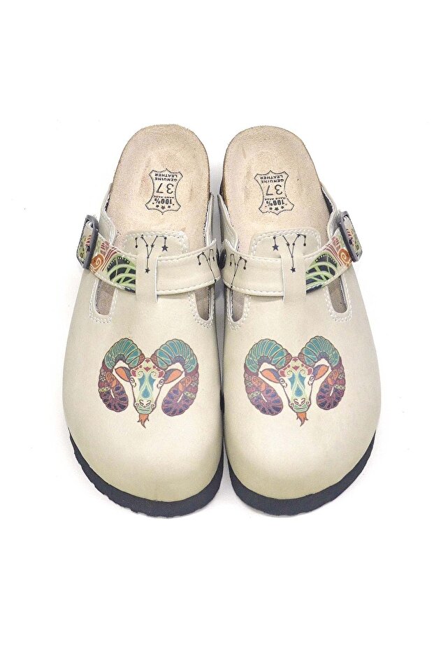 669 Model Aries Patterned Cute Slippers from the 600 Series