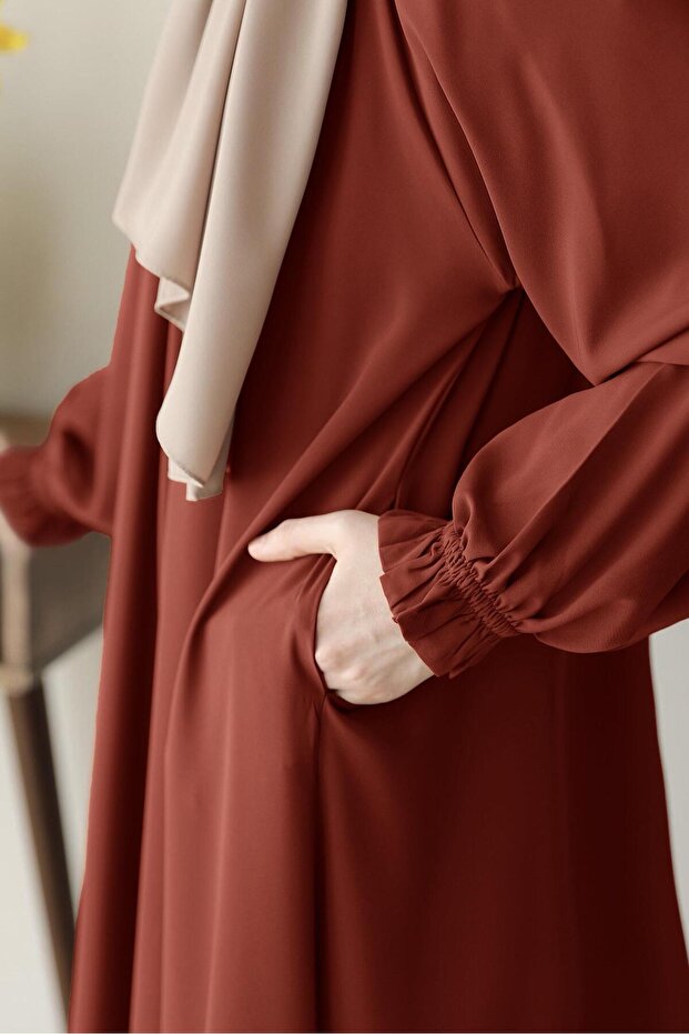 Mahinur Elbise- Kiremit - 3