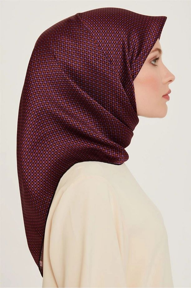 01 Twill İpek Eşarp 9210D - 2