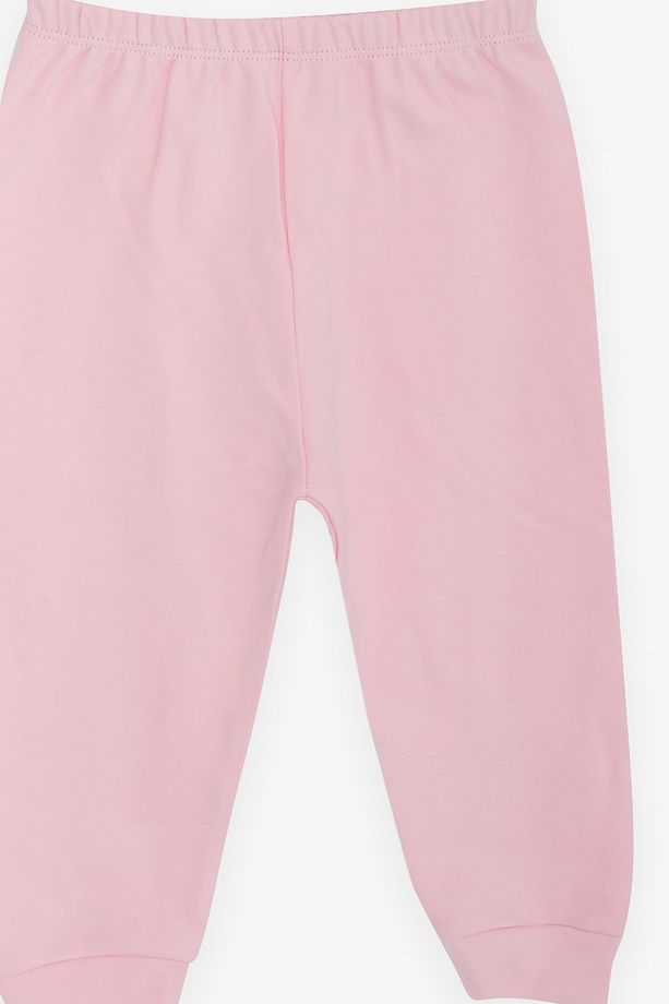 Kız Bebek Pijama Takımı Yaprak Desenli 4 Ay-1 Yaş, Ekru - 4