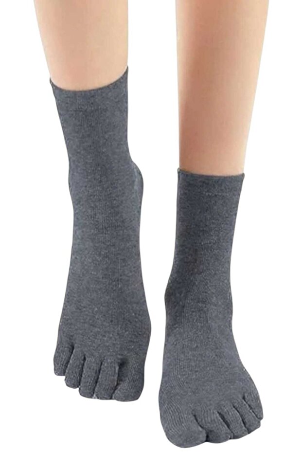 Women's 3-Piece Bamboo Mushroom Socks Finger Socks Size 36-44