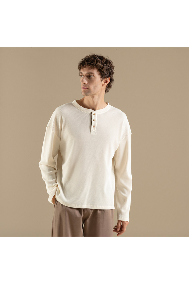 Verına Pıjama Üst Açık Bej - 1