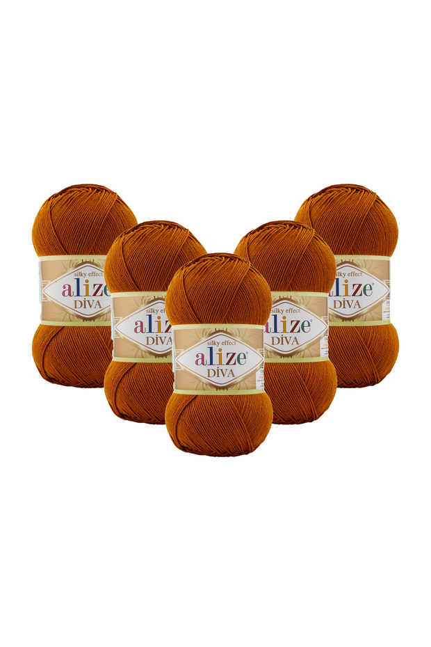 خيوط ديفا للحياكة اليدوية، وزن ١٠٠ غرام، عبوة من ٥ قطع (١٠٠ غرام × ٥ قطع)