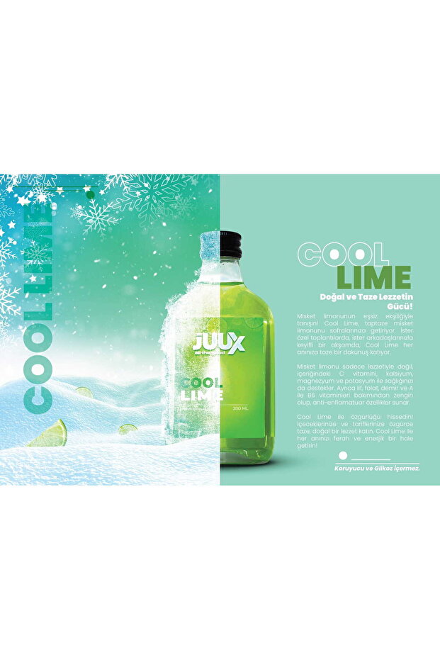COOL LİME 200 ML CAM ŞİŞE