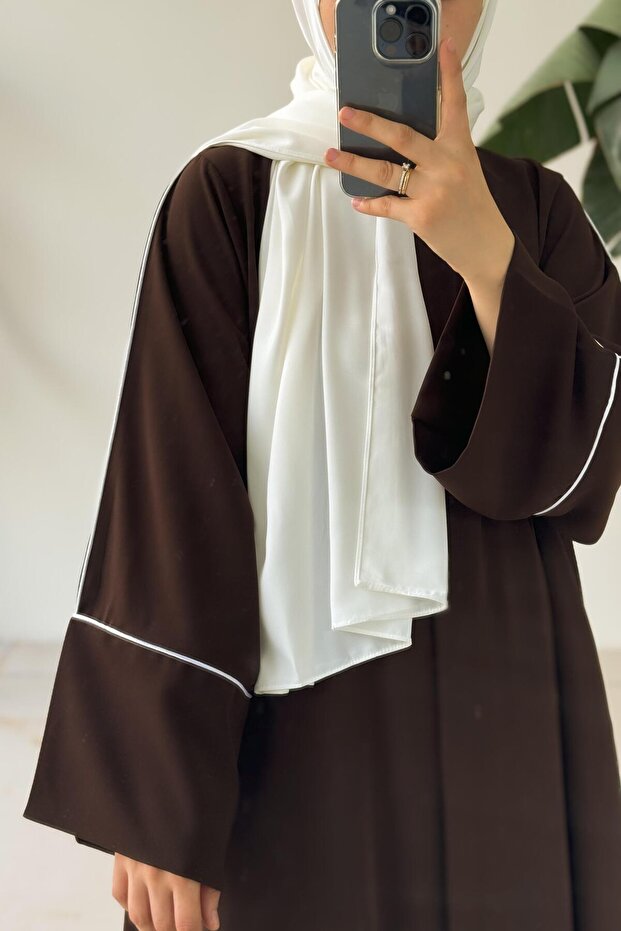 Biyeli Abaya- Acı kahve - 2