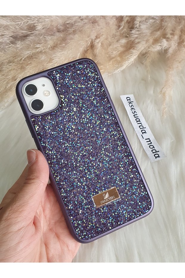 Luxury Branded Swrovski Case with Stone Compatible with iPhone 12 and 12 Pro