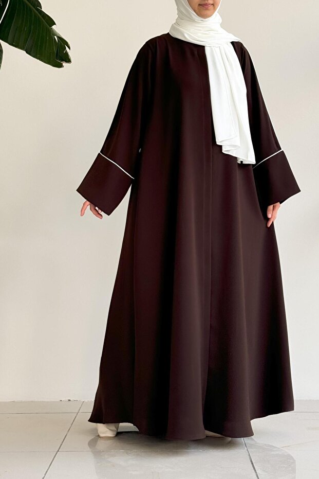 Biyeli Abaya- Acı kahve - 4