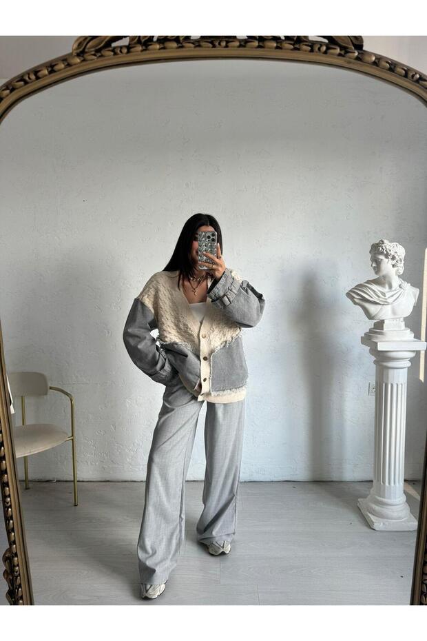 رمادي دائما السراويل - 5