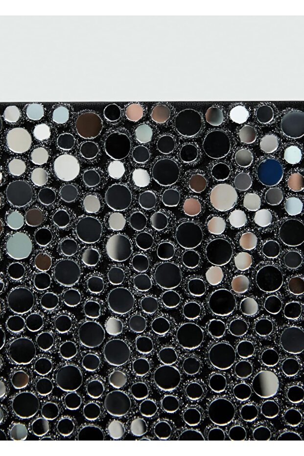 Kristal taşlı kısa bluz - 8