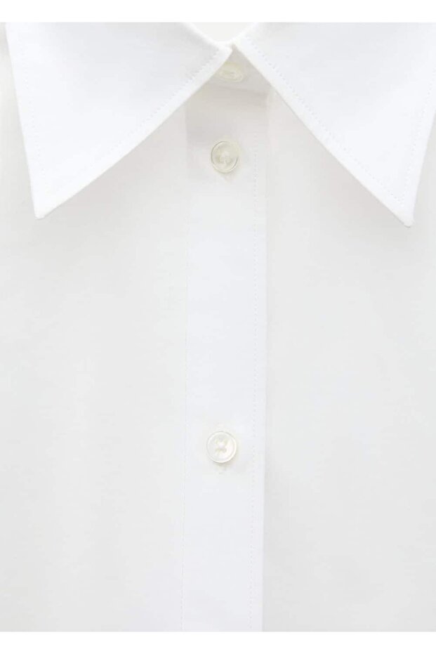 %100 pamuklu oversize gömlek - 8