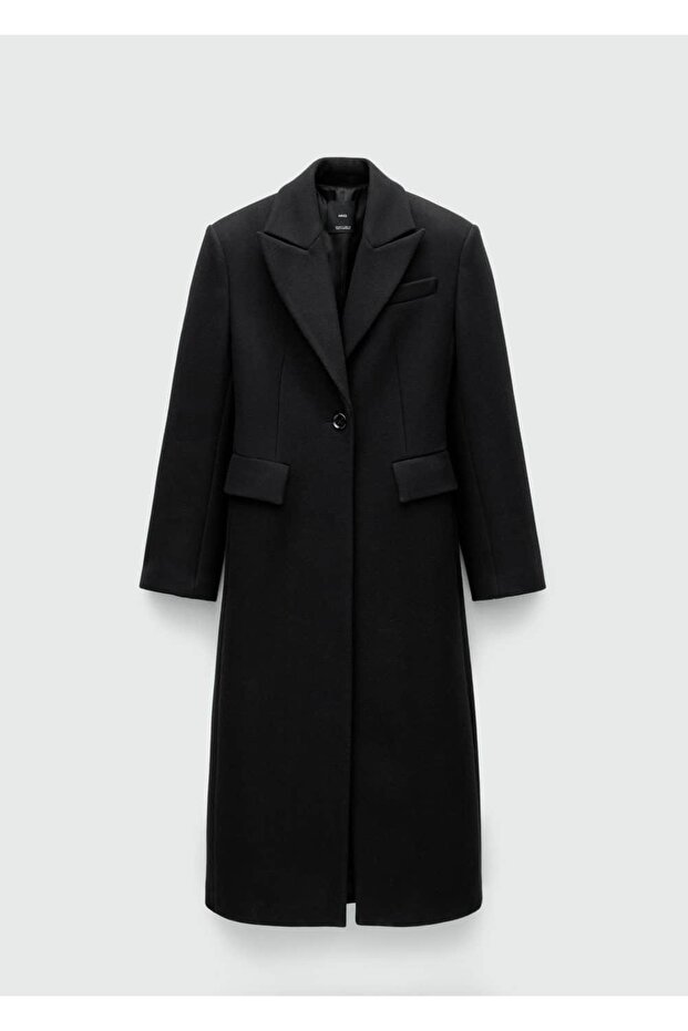 Kalıplı yün palto - 3