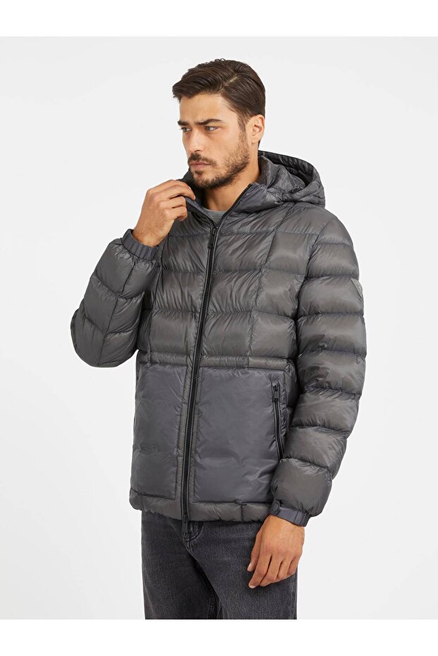 Light Men's Goose Feather Coat