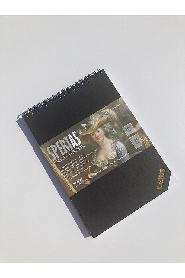 Sperta A5 Sketchbook 300gr 50 syf. 25 yaprak Sert Kapak Eskiz defteri - 5
