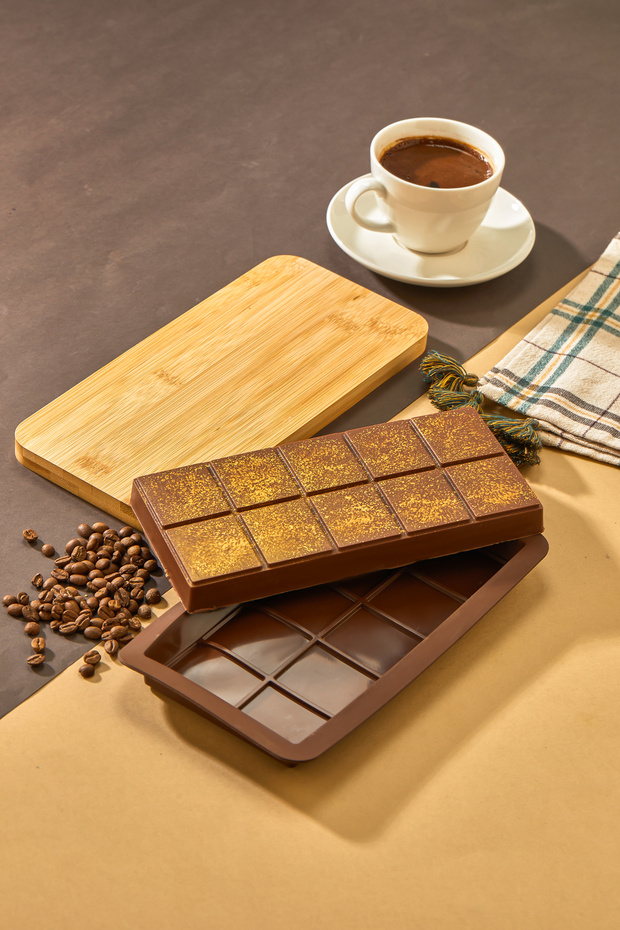 Dubai Ve Pişmaniyeli Çikolata Kalıbı Silikon Kalıp 27 X13,5 Yukselık 2 Cm/pişmaniye Çikolata Kalıbı - 5