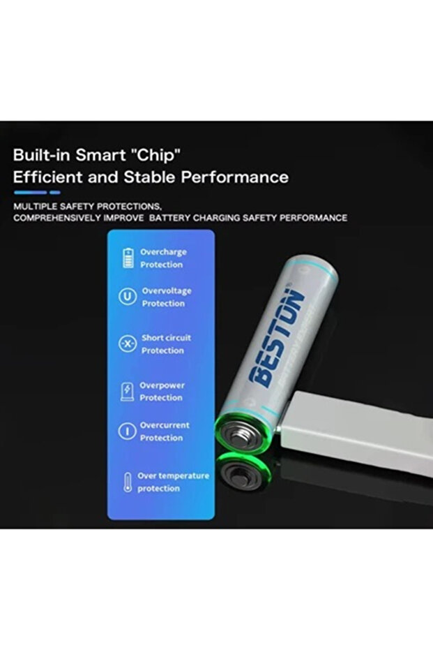 Type-C USB Şarjlı AAA Pil - 3