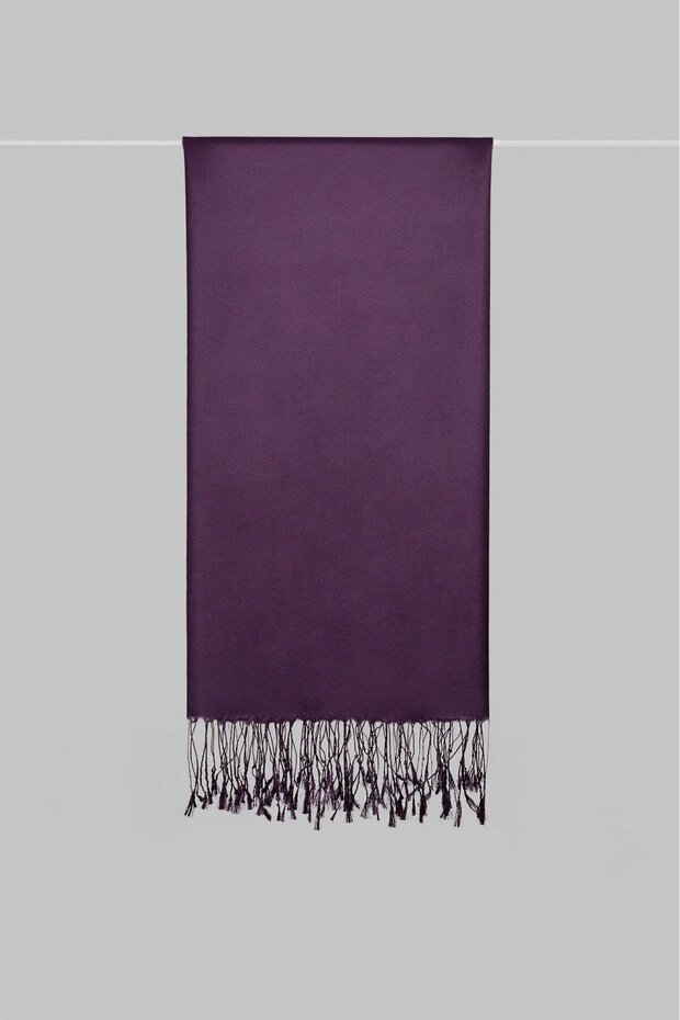 İpek Şal - Mürdüm - 3