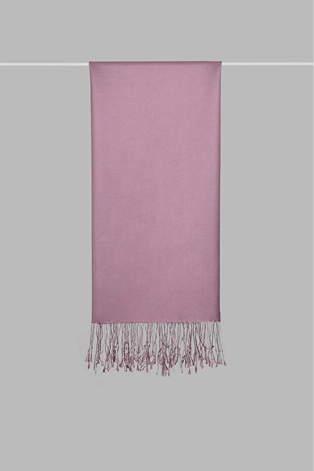 İpek Şal - Mat Gülkurusu - 3